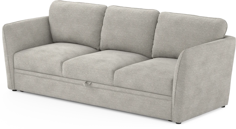 Öland - Bäddsoffa 3-sits, längsbäddad - Grå