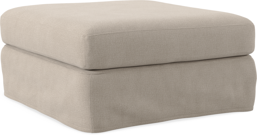 Willow - Fotpall, med kappa - Beige