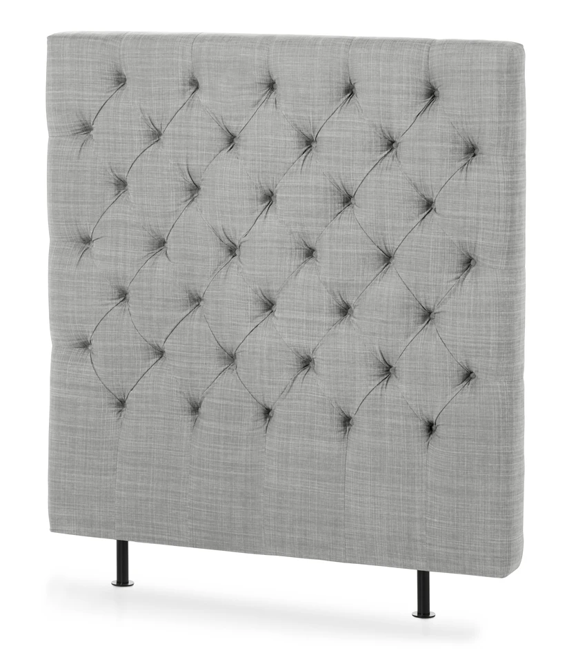 Avon XL pikerad - Sänggavel, B 90-140 cm - Grå