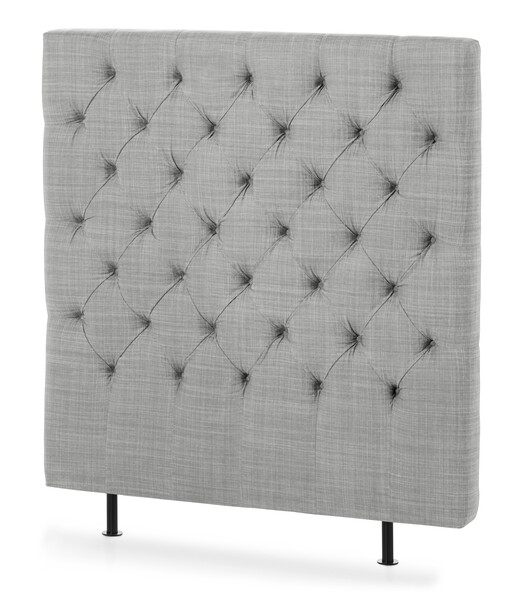 Avon XL pikerad - Sänggavel, B 90-140 cm - Grå