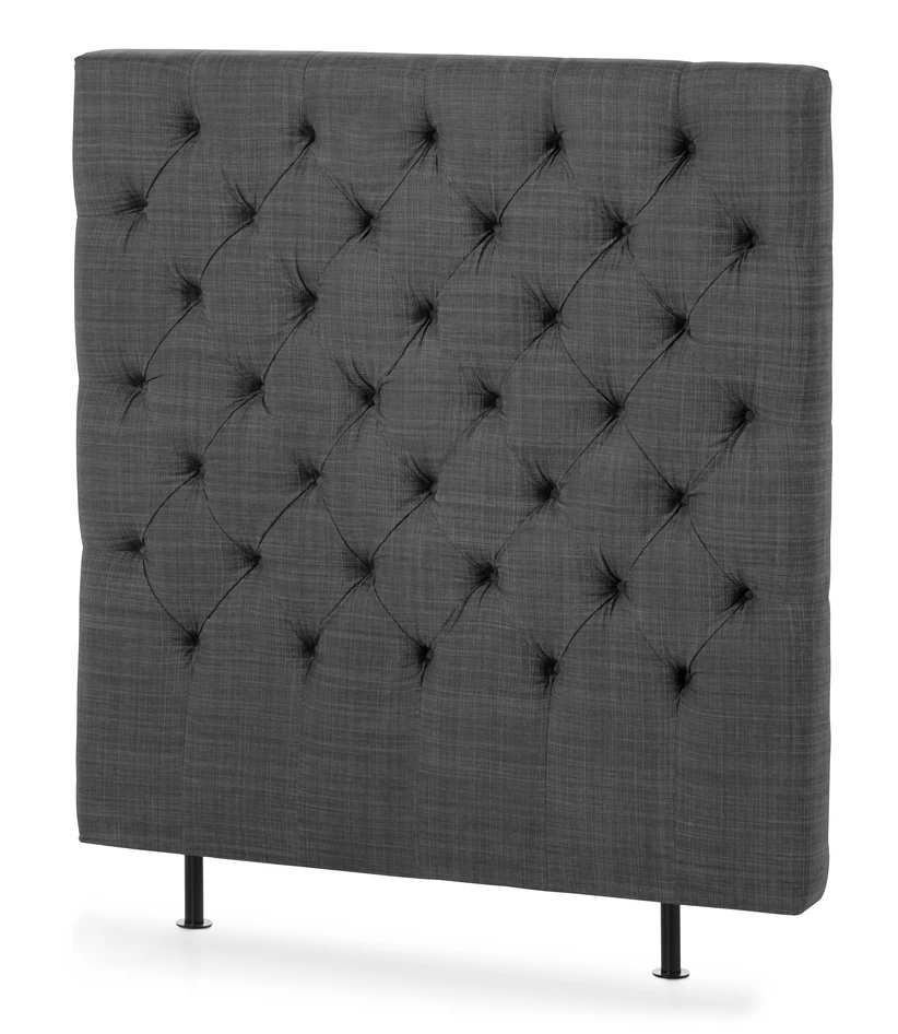Avon XL pikerad - Sänggavel, B 90-140 cm - Grå