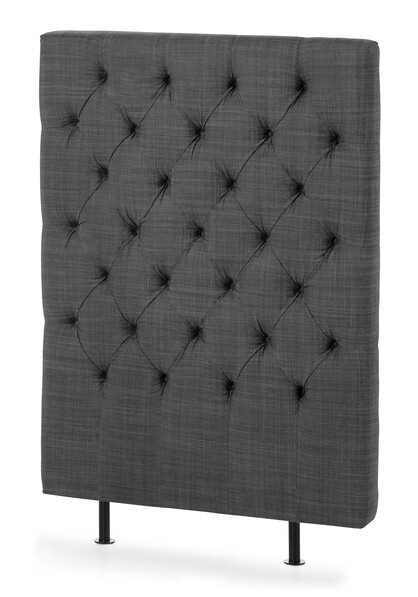 Avon XL pikerad - Sänggavel, B 90-140 cm - Grå