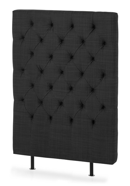 Avon XL pikerad - Sänggavel, B 90-140 cm - Svart