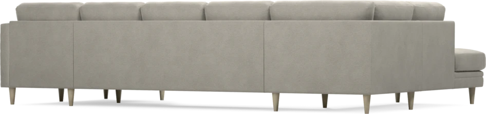 Eden - 3-sits soffa med divan vänster och schäslong höger - Grå