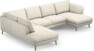 Madison Lux - 2-sits soffa med divan vänster och schäslong höger - Vit