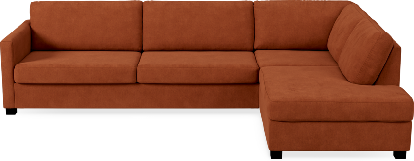 Nevada - 3-sits soffa med divan höger - Röd