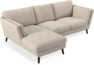 Madison Lux - 2-sits soffa med schäslong vänster - Vit