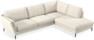 Madison Lux - 3-sits soffa med divan höger - Vit
