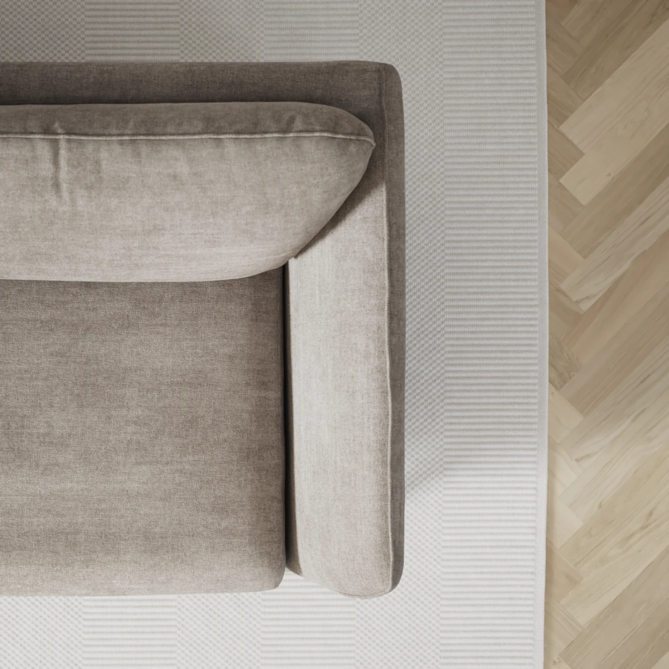 Madison Lux - 2-sits soffa med divan höger - Beige
