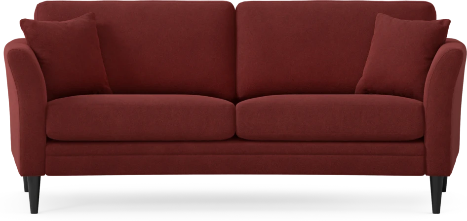 Eden - 2,5-sits soffa svängd - Röd