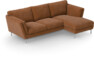Madison - 2-sits soffa med schäslong höger - Orange