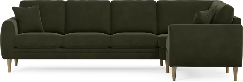 Eden - Hörnsoffa, 3+1-sits - Grön