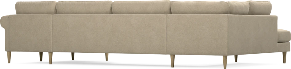 Bridge - 3-sits soffa med divan vänster och schäslong höger - Beige