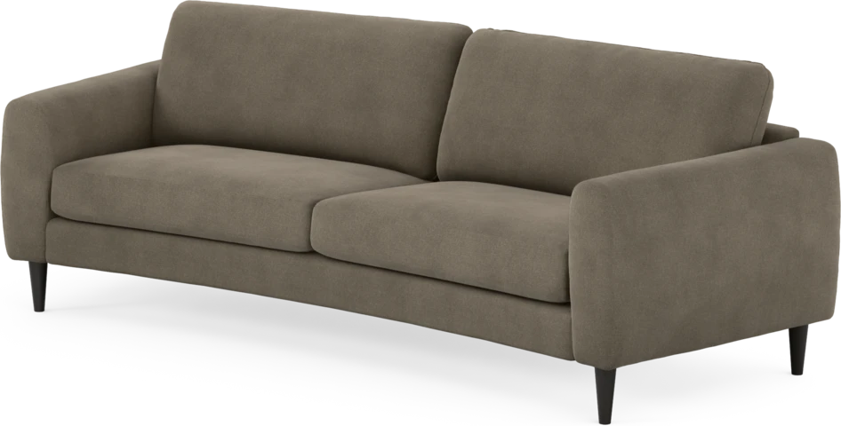 Bridge - 3-sits soffa svängd - Beige