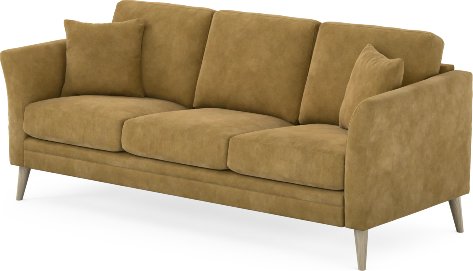 Eden - 3-sits soffa - Gul