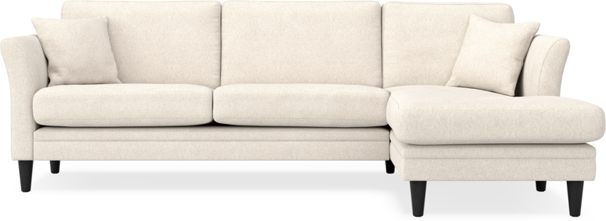 Eden - 2,5-sits soffa med schäslong - Beige