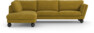Madison - 3-sits soffa med divan vänster - Gul