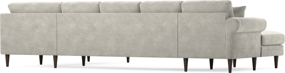 Eden - 3-sits soffa med schäslong vänster och divan höger - Grå