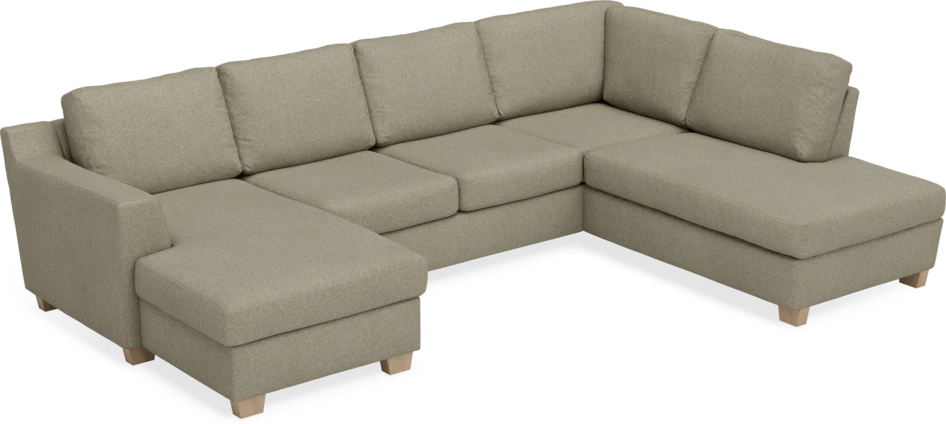 Friday - 3-sits soffa med schäslong vänster och divan höger - Beige