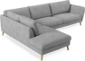 Madison Lux - 3-sits soffa med divan vänster - Vit