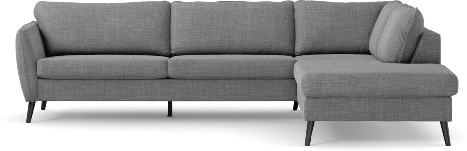 County - 2,5-sits soffa med divan höger - Grå