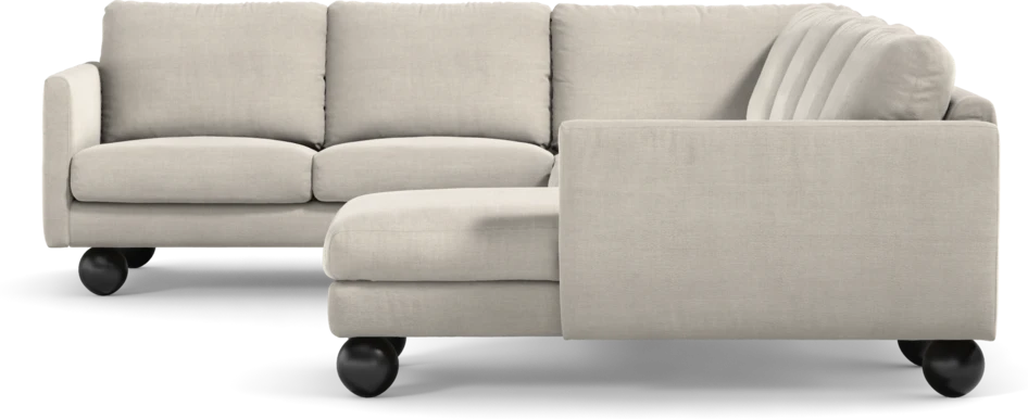 Madison Lux - Hörnsoffa med schäslong höger - Beige