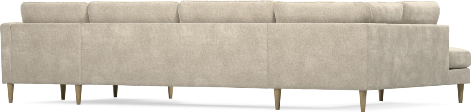 Bridge - 3-sits soffa med divan vänster och schäslong höger - Beige