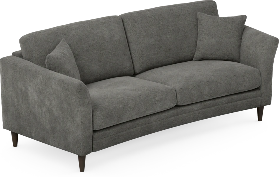 Eden - 2,5-sits soffa svängd - Grå
