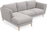 Madison Lux - 2-sits soffa med schäslong vänster - Beige