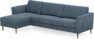Bridge - 3-sits soffa med schäslong vänster - Blå
