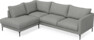 Impression Delux - 3-sits soffa med divan vänster - Grå