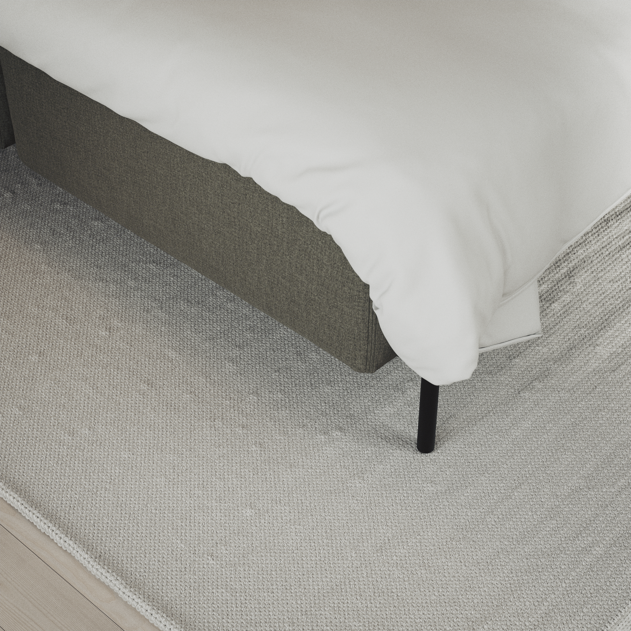 Delux Exclusive - Kontinentalsäng, enkelsäng 120 cm med bäddmadrass och sängben - inspiration
