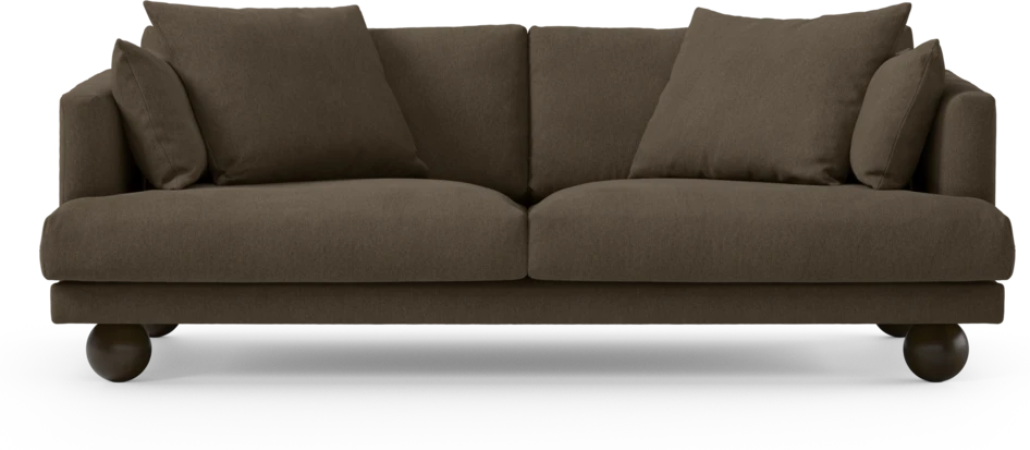 Harper - 3-sits soffa - Brun