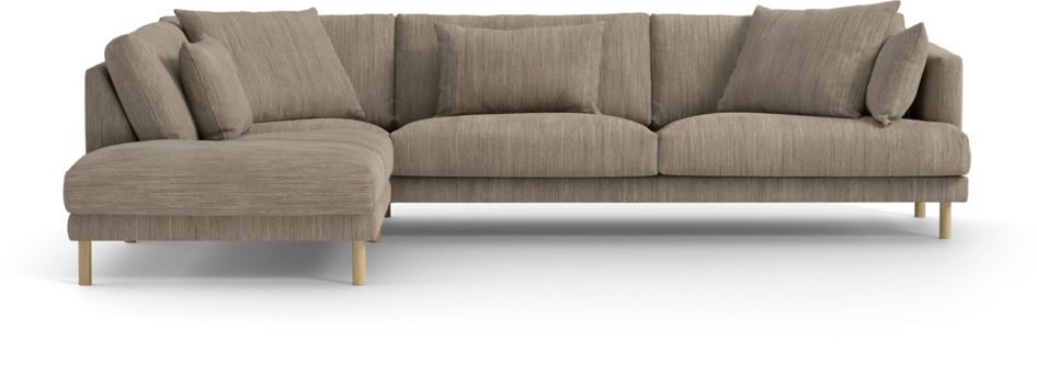 Harper - 3-sits soffa med divan vänster - Beige