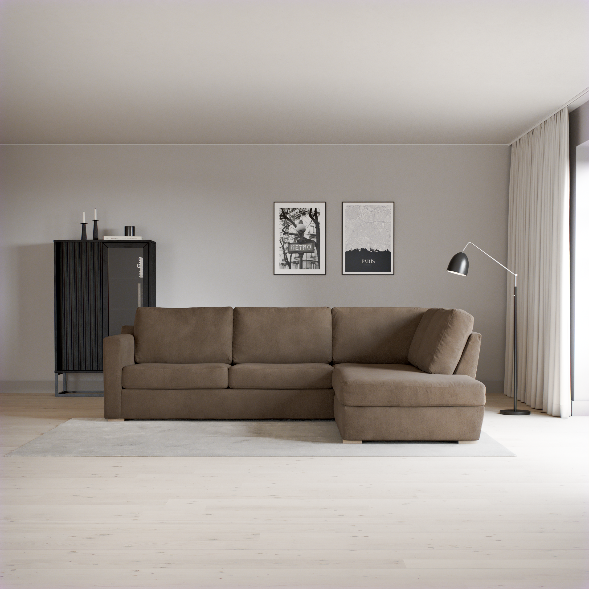 Friday - 2,5-sits soffa med divan höger - inspiration