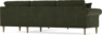 Eden - Hörnsoffa, 2,5+2,5-sits - Grön