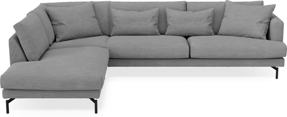 Harper - 3-sits soffa med divan vänster - Grå