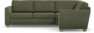 Friday - Hörnsoffa, 2,5+1,5-sits - Grön