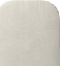 Delux Rundad - Sänggavel, 90-210 cm - Beige