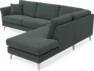 Eden - 2,5-sits soffa med divan - Grå