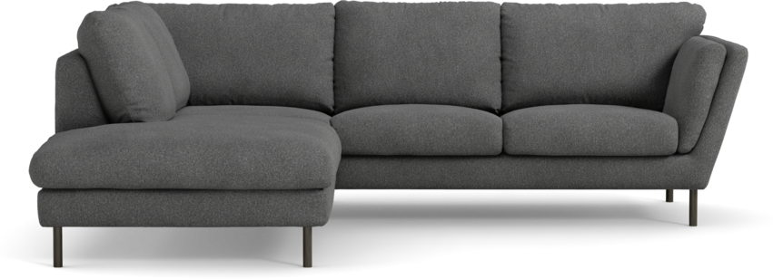 Madison Lux - 2-sits soffa med divan vänster - Vit