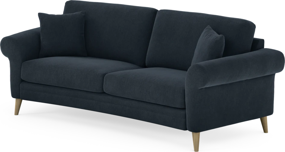 Eden - 2,5-sits soffa svängd - Blå
