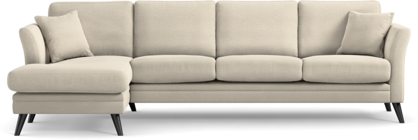 Eden - 3-sits soffa med schäslong - Beige