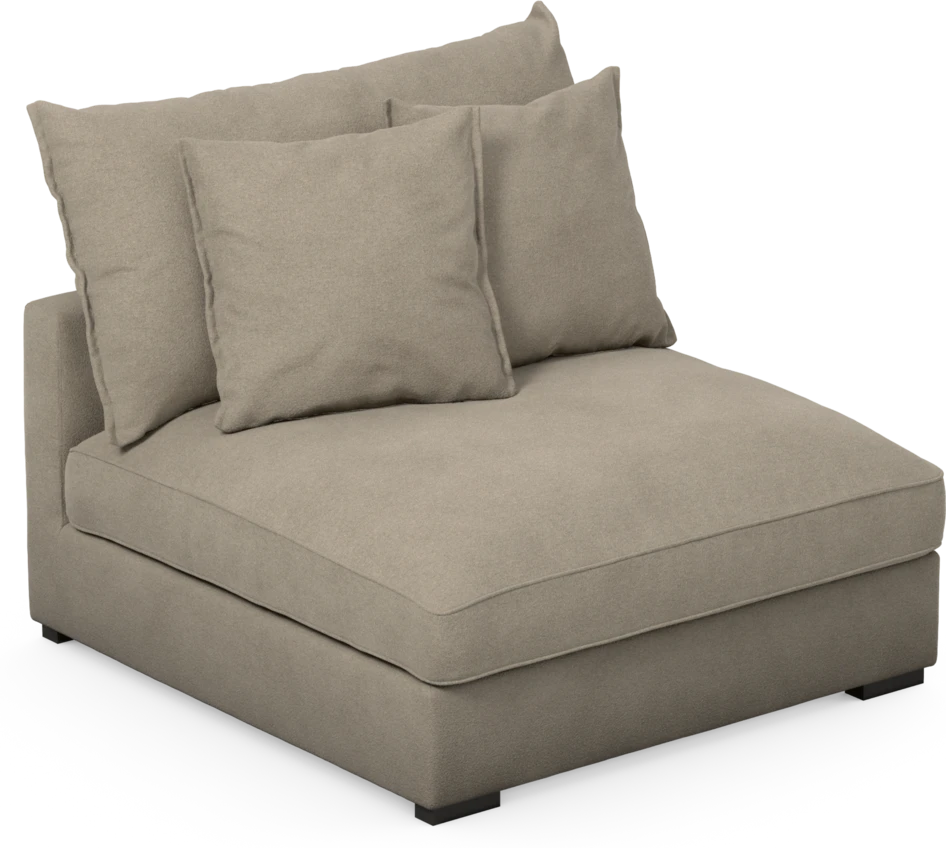 Rossi - 1,5-sits utan armstöd - Beige