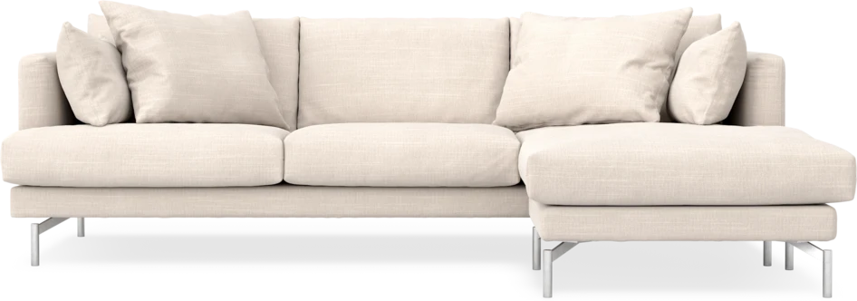 Harper - 4-sits med schäslong höger  - Beige