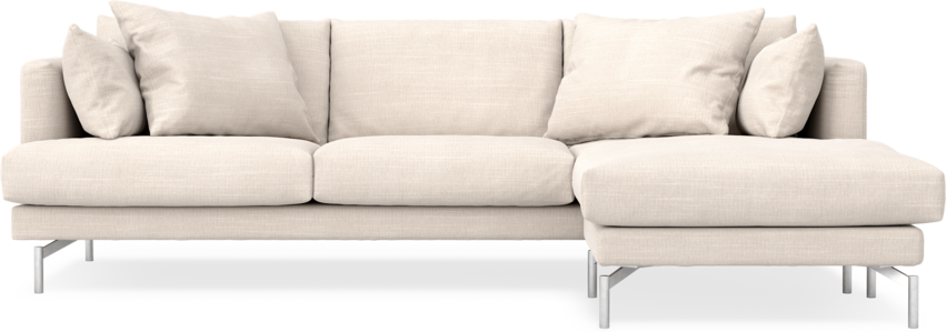 Harper - 4-sits med schäslong höger - Beige