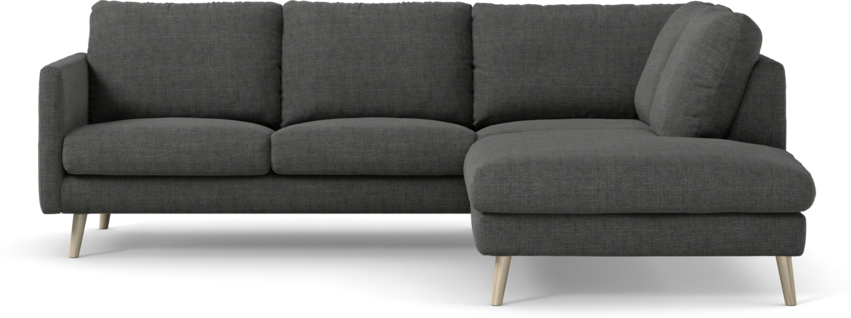 Madison Lux - 2-sits soffa med divan höger - Grå