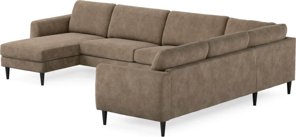 Bridge - Hörnsoffa, 3+2-sits med schäslong vänster - Beige