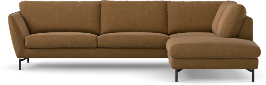 Madison Lux - 3-sits soffa med divan höger - Brun