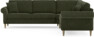 Eden - Hörnsoffa, 2,5+2,5-sits - Grön